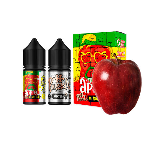 Жидкость In Bottle Salt Puzzle Red Apple 30 мл 50 мг Красное Яблоко Самозамес