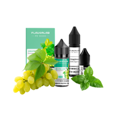 Жидкость Flavorlab Salt PE 10000 Grape Mint 30 мл 50 мг Виноград мята Самозамес