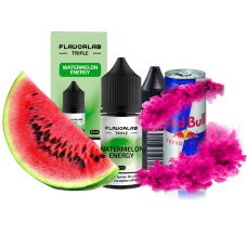 Жидкость Flavorlab Salt Triple Strong Watermelon energy 30 мл 65 мг Арбуз Энергетик Самозамес