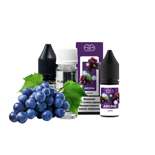 Жидкость Flavorlab Salt Puff Grape 10 мл 50 мг Виноград Самозамес