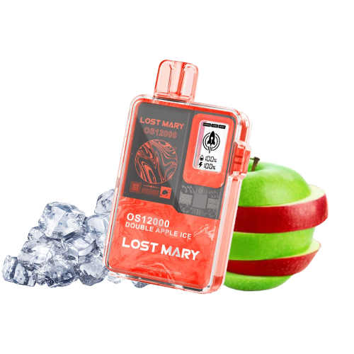 Lost Mary OS12000 Double Apple Ice (Двойное Яблоко Лёд) Одноразовый POD