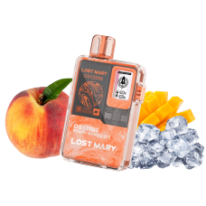 Lost Mary OS12000 Peach Mango Ice (Персик Манго Лёд) Одноразовый POD Lost Mary OS12000 Peach Mango Ice (Персик Манго Лёд) Одноразовый POD