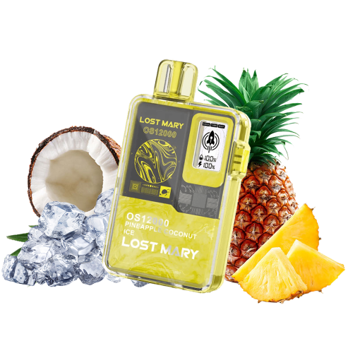 Lost Mary OS12000 Pineapple Coconut Ice (Ананас Кокос Лёд) Одноразовый POD