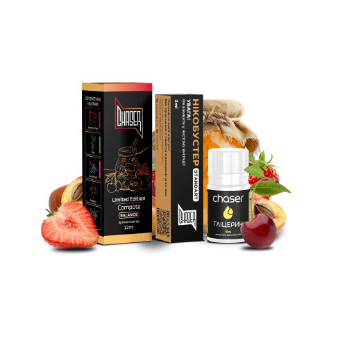 Жидкость Chaser Salt Black Compote 30 мл 65 мг Компот Самозамес