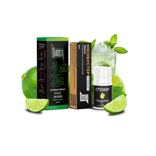 Жидкость Chaser Salt Black Mojito 30 мл 65 мг Мохито Самозамес