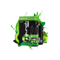 Рідина Punch Salt Green Mix 30 мл 50 мг Ківі Мята Яблуко Самозаміс Рідина Punch Salt Green Mix 30 мл 50 мг Ківі Мята Яблуко Самозаміс