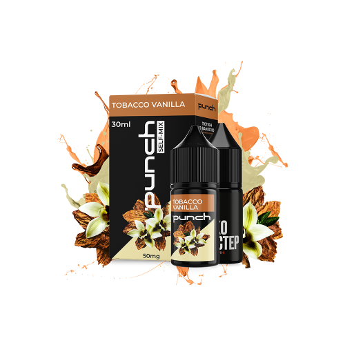 Рідина Punch Salt Tobacco vanilla 30 мл 50 мг Ваніль Тютюн Самозаміс