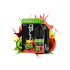 Жидкость Punch Salt Fruit rush 30 мл 65 мг Киви Лимон Персик Самозамес