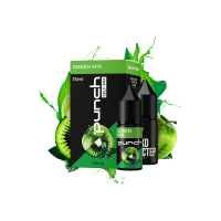 Рідина Punch Salt Green Mix 15 мл 50 мг Ківі Мята Яблуко Самозаміс