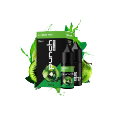 Жидкость Punch Salt Green Mix 15 мл 50 мг Киви Мята Яблоко Самозамес