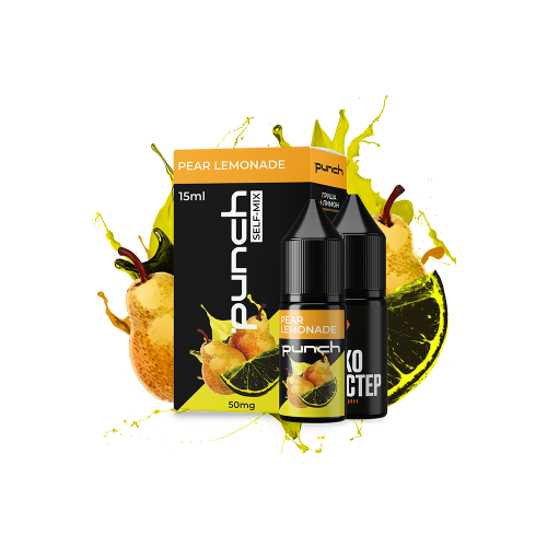 Жидкость Punch Salt Pear lemonade 15 мл 50 мг Груша Лимон Самозамес