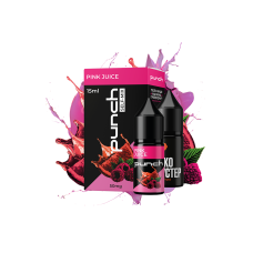 Жидкость Punch Salt Pink Juice 15 мл 50 мг Грейпфрут Клубника Малина Самозамес