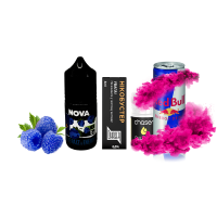 Жидкость Chaser Salt Nova Blue RazzEnergy 30 мл 65 мг Блю Разз Энергетик Самозамес
