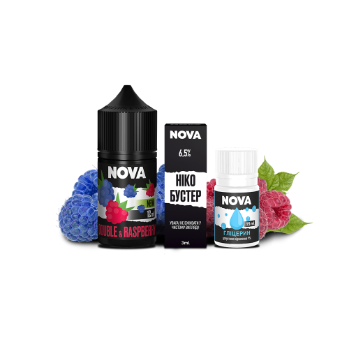 Жидкость Chaser Salt Nova DoubleRaspberry 30 мл 65 мг Дабл Распберри Самозамес