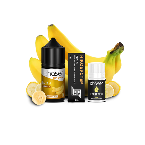 Жидкость Chaser Salt Banana Ultra 30 мл 65 мг Банан Самозамес