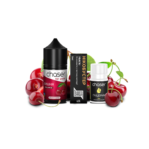 Жидкость Chaser Salt Cherry Ultra 30 мл 65 мг Вишня Самозамес