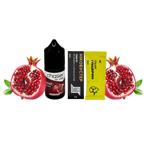 Жидкость Chaser Salt Pomegranate Ultra 30 мл 50 мг Гранат Самозамес