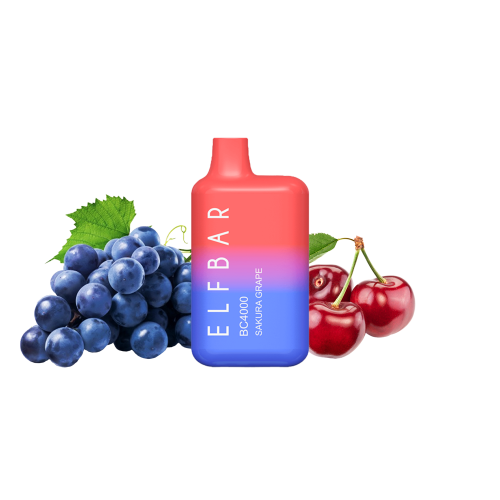 Elf Bar ВС4000 Sakura Grape (Вишня Виноград) Одноразовый POD