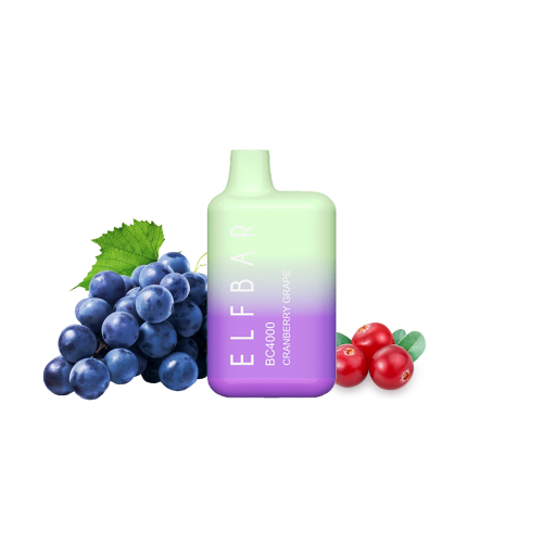Elf Bar ВС4000 Cranberry Grape (Виноград Клюква) Одноразовый POD