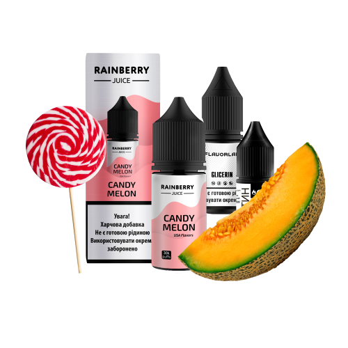 Жидкость Flavorlab Salt Rainberry Juice Candy Melon 30 мл 65 мг Конфеты Дыня Самозамес