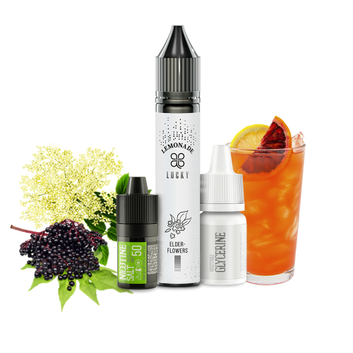 Жидкость Lucky Salt Elderflowers Lemonade 30 мл 50 мг Бузина Лимонад Самозамес