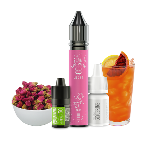 Жидкость Lucky Salt Rose Lemonade 30 мл 50 мг Роза Лимонад Самозамес