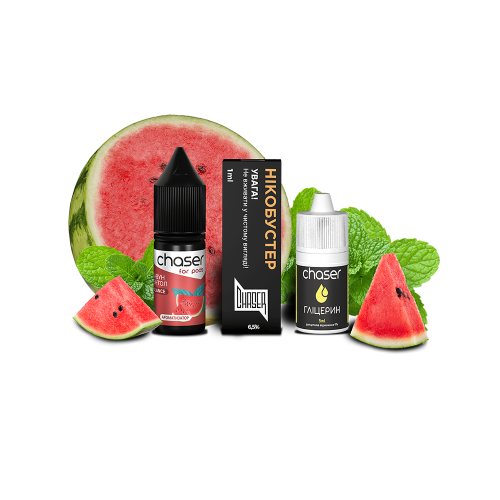 Жидкость Chaser Salt Watermelon Menthol Balance 10 мл 65 мг Арбуз Ментол Самозамес
