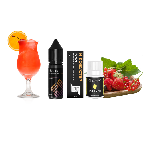 Жидкость Chaser Salt Special Berry Punch 15 мл 50 мг Пунш Самозамес