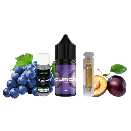 Жидкость Punch Salt X Plum Bitter 30 мл 50 мг Плам Биттер Самозамес