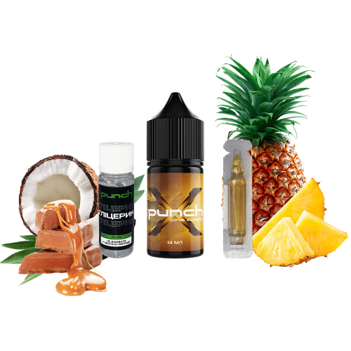 Жидкость Punch Salt X Pina Colada 30 мл 65 мг Пина Колада Самозамес