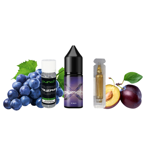 Жидкость Punch Salt X Plum Bitter 15 мл 50 мг Плам Биттер Самозамес