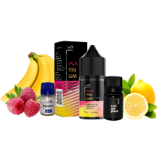Жидкость WES Salt Platinum Raspberry Banana Lemon 30 мл 50 мг Малина Банан Лимон Самозамес