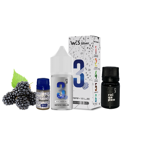 Жидкость WES Salt Silver Bramble 30 мл 50 мг Ежевика Самозамес