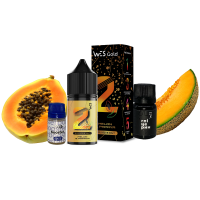 Жидкость WES Salt Gold MelonPapaya 30 мл 50 мг Дыня Папая Самозамес