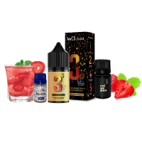 Жидкость WES Salt Gold Strawberry Lemonade 30 мл 50 мг Клубничный Лимонад Самозамес