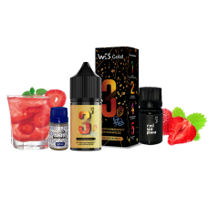 Жидкость WES Salt Gold Strawberry Lemonade 30 мл 50 мг Клубничный Лимонад Самозамес Жидкость WES Salt Gold Strawberry Lemonade 30 мл 50 мг Клубничный Лимонад Самозамес