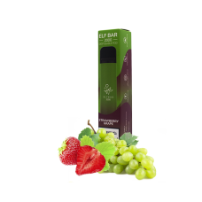 Elf Bar 2000 Strawberry Grape (Клубника Виноград) Одноразовый POD