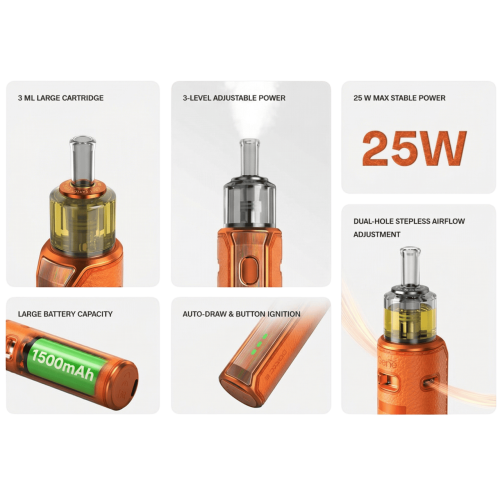 POD kit VooPoo Doric E Многоразовая система