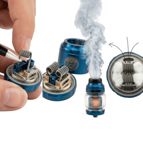 Обслуговуваний атомайзер GeekVape Zeus X RTA 4.5мл (Blue)