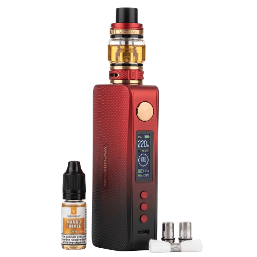 Боксмод Vaporesso Gen S 220W TC (Black Red)