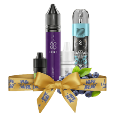 Стартовый набор Voopoo Argus P1s 800 Creed Cyan + Lucky Blueberry 50 мг, 30 мл Черника