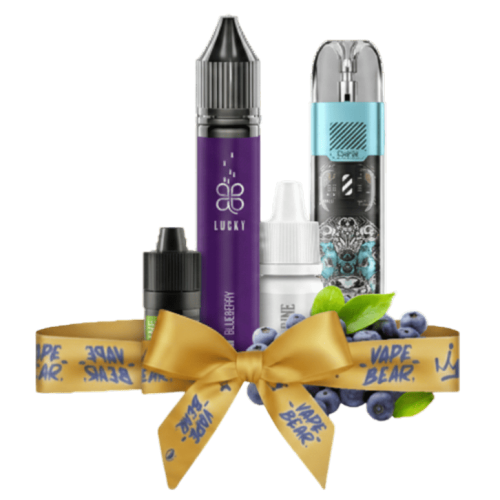 Стартовый набор Voopoo Argus P1s 800 Creed Cyan + Lucky Blueberry 50 мг, 30 мл Черника