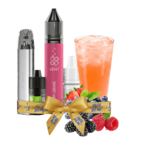 Стартовий набір Voopoo Argus G2 Mini Pod Kit 1200 Starry Silver + Lucky Berry Lemonade 50 мг, 30 мл Ягідний лимонад