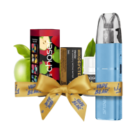 Стартовий набір Voopoo Argus G3 mini 1350 Sky Blue + Chaser Lux Sour Apple Ultra 50 мг, 30 мл Кисле Яблуко