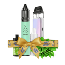 Стартовый набор Vaporesso XROS 5 mini 1500 Pastel Crystal + Lucky Spearmint 50 мг, 30 мл Мята Стартовый набор Vaporesso XROS 5 mini 1500 Pastel Crystal + Lucky Spearmint 50 мг, 30 мл Мята