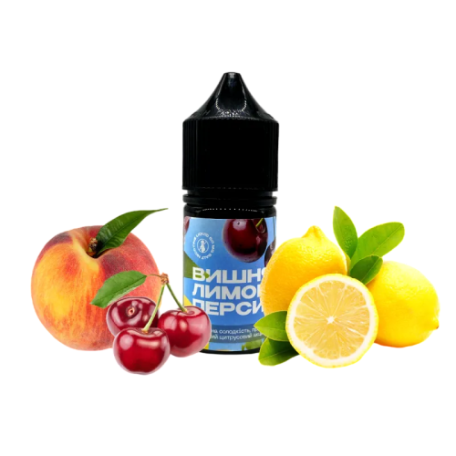 Рідина 420 Liquid Salt Вишня Лимон Персик 50 мг 30 мл
