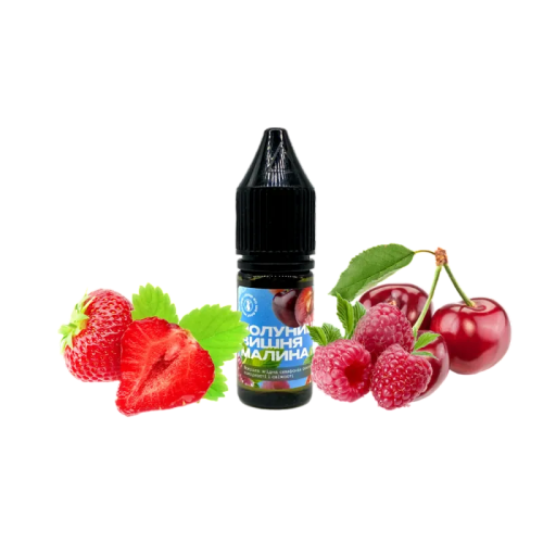 Рідина 420 Liquid Salt Полуниця Вишня Малина 50 мг 10 мл