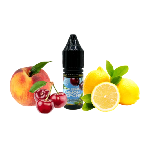 Рідина 420 Liquid Salt Вишня Лимон Персик 50 мг 10 мл