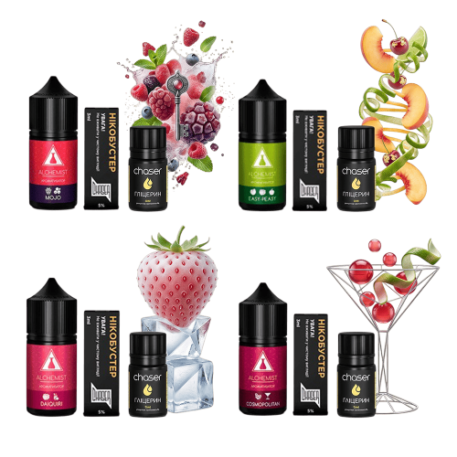 Жидкость Alchemist Salt FL EasyPeasy 30 мл 50 мг ИзиПизи Самозамес