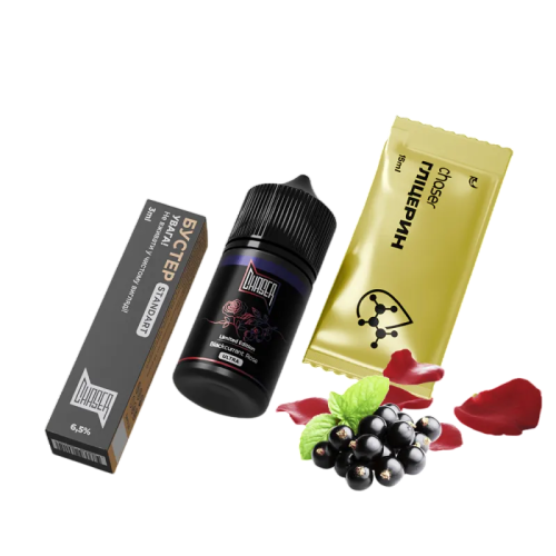 Рідина Chaser Salt Black Blackcurrant Rose Ultra 30 мл 65 мг Смородина Троянда Самозаміс